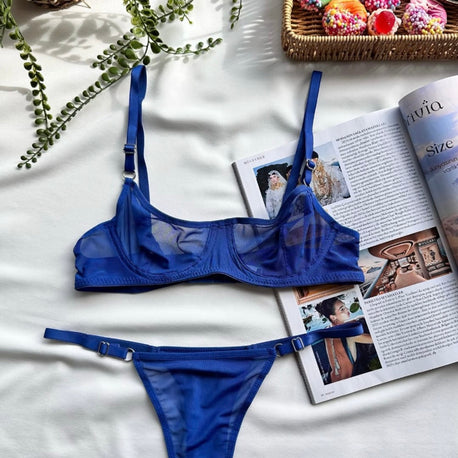 ELYRE LACİVERT TÜL TAKIM